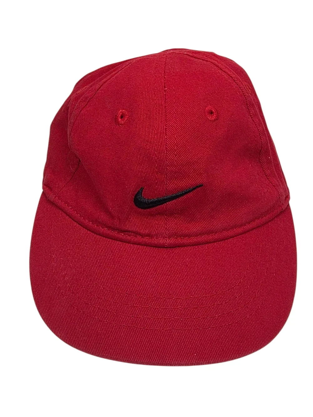 Nike Toddler Red Hat Cap Just Do It Swoosh Logo Adjustable Baseball